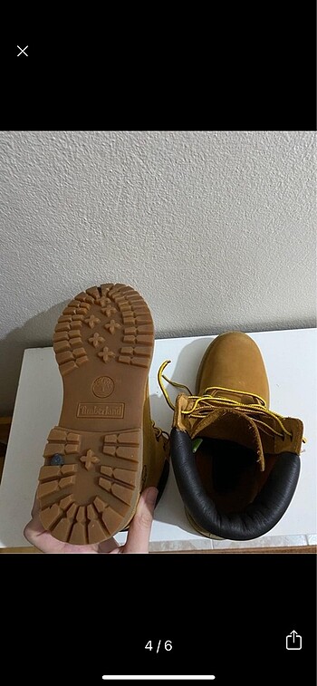 38 Beden turuncu Renk Timberland Bot