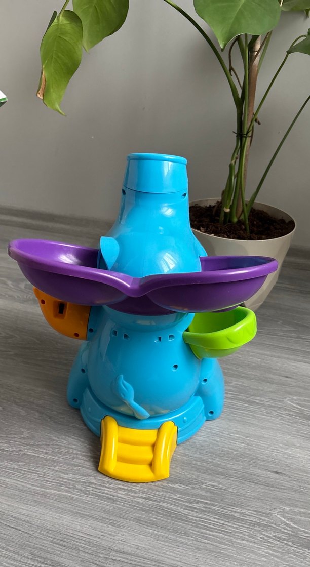 Mavi Fil Şekilli Eğitici Oyuncak - Görsel 3