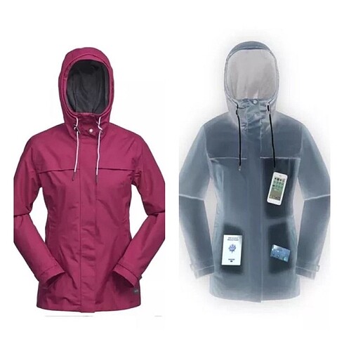 Decathlon kadın mont - Görsel 5