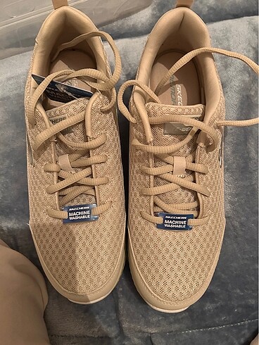 Skechers krem ayakkabı