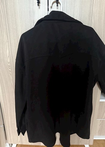 LC Waikiki Siyah Süet Kadın Midi Ceket