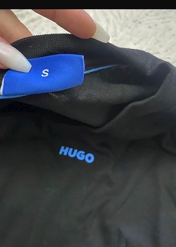 HUGO Siyah Baskılı Erkek Tişört - Görsel 2