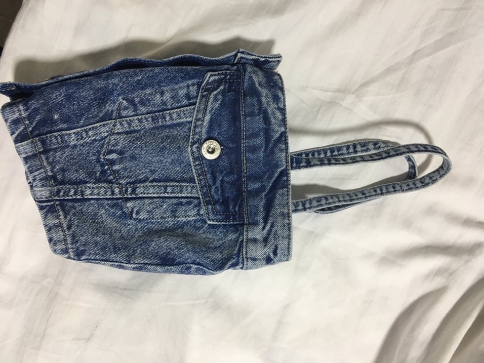 Karl lagerfeld Askılı Mavi Kot Ceket - Görsel 3