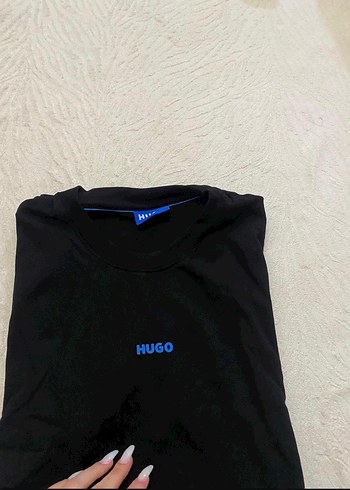 HUGO Beyaz Kısa Kollu Regular Fit Tişört - Görsel 8