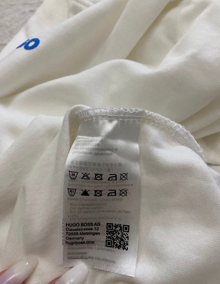 HUGO Beyaz Kısa Kollu Regular Fit Tişört - Görsel 3