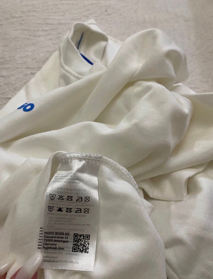 HUGO Beyaz Kısa Kollu Regular Fit Tişört - Görsel 4