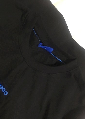 HUGO Siyah Erkek Tişört - Görsel 5