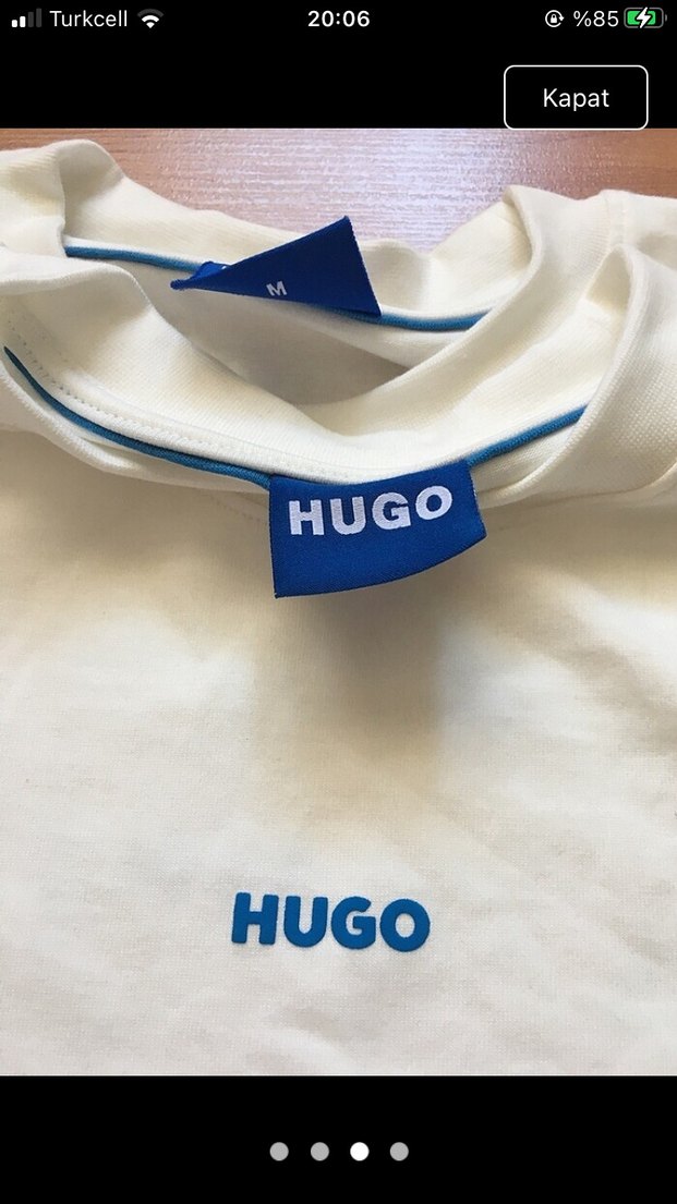 HUGO Siyah Erkek Tişört - Görsel 4