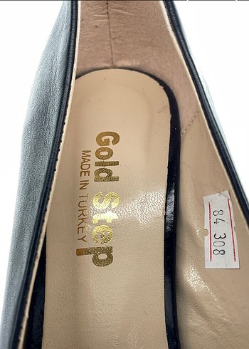 Kadın Siyah Platform Topuklu Deri Stiletto - Görsel 4