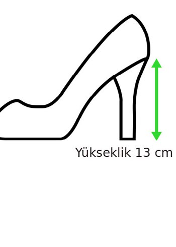 Kadın Siyah Platform Topuklu Deri Stiletto - Görsel 5