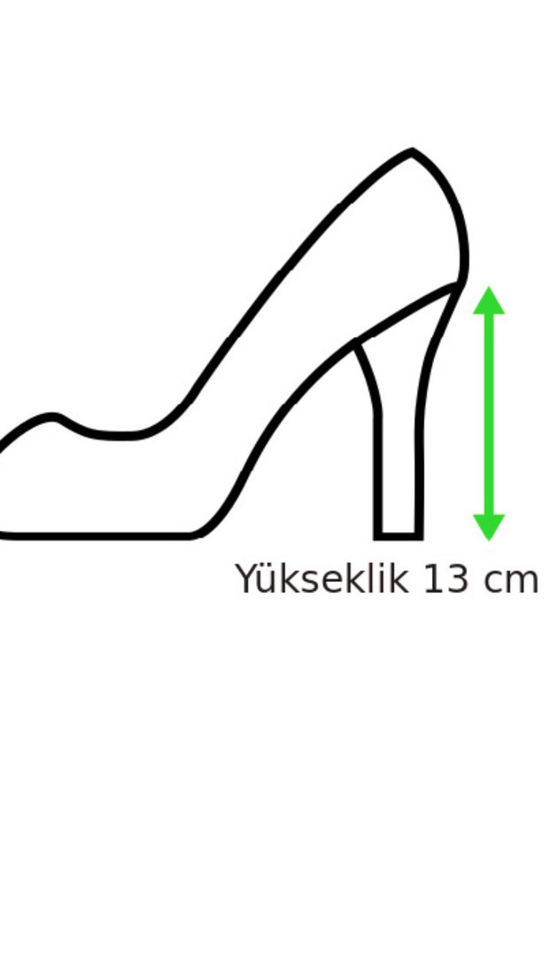Kadın Siyah Platform Topuklu Deri Stiletto - Görsel 5