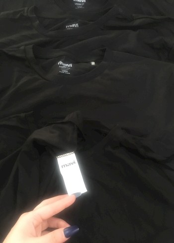 Siyah Kısa Kollu Erkek  Tişört - Görsel 3