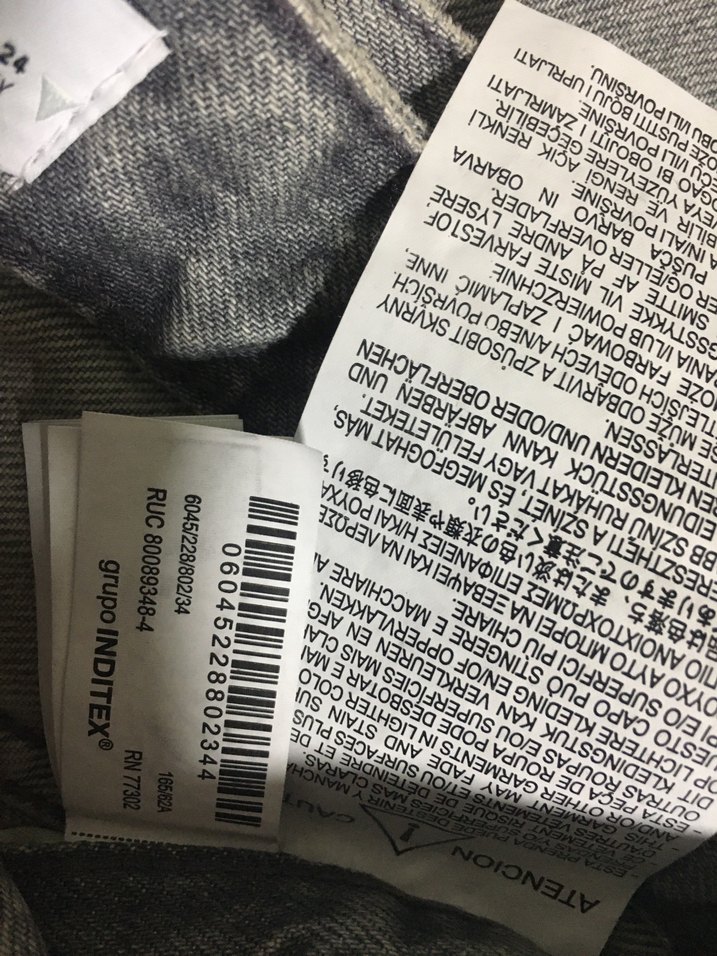 Zara gri Kadın Denim Pantolon - Görsel 5