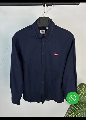 Levis Orjinal Levis Erkek Lacivert Dugmeli Uzun Kollu Gomlek