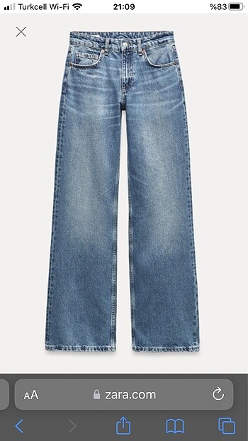 32 Beden Zara kot pantolon