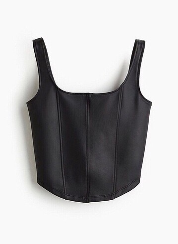 H&M deri korse üst
