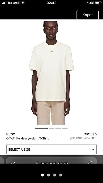Hugo boss erkek tişort