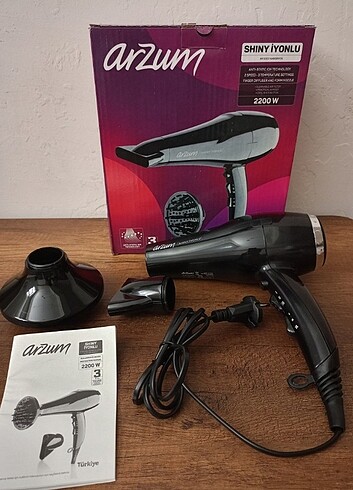 Arzum AR5007 Shiny İyonlu Saç Kurutma Makinesi 