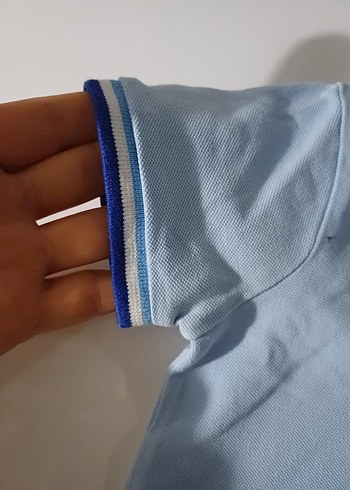 Mavi Kısa Kollu Pamuklu Erkek Bebek Tulum - Görsel 4