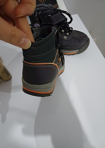 Gri Erkek Çocuk Biker Botları - Görsel 2