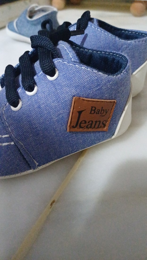 Mavi Denim Erkek Bebek İlk Adım Ayakkabısı - Görsel 2
