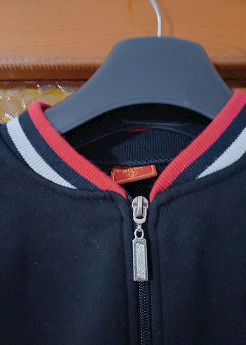 Siyah Fermuarlı erkek Spor hırka - Görsel 3