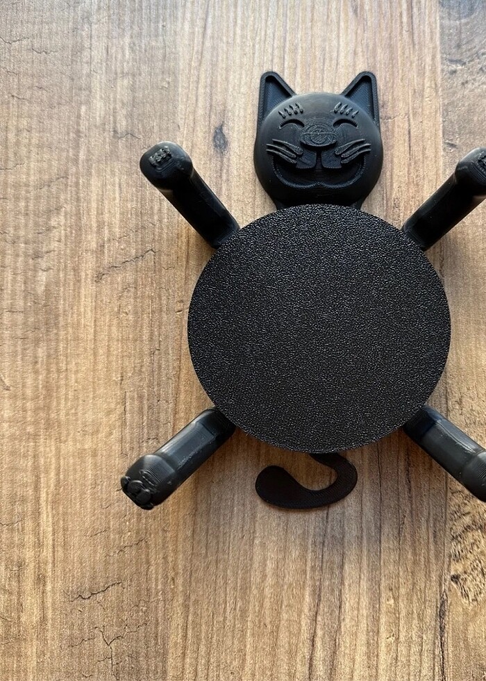 Kedili bardak altlığı - Görsel 3