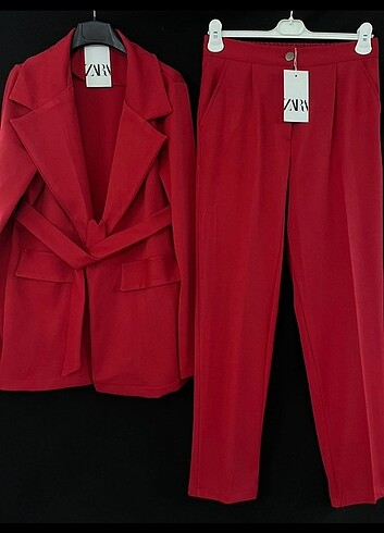 Zara ikili ceket takım 