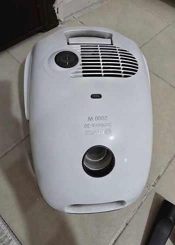 Beyaz ve Gri Elektrikli Süpürge - Görsel 3