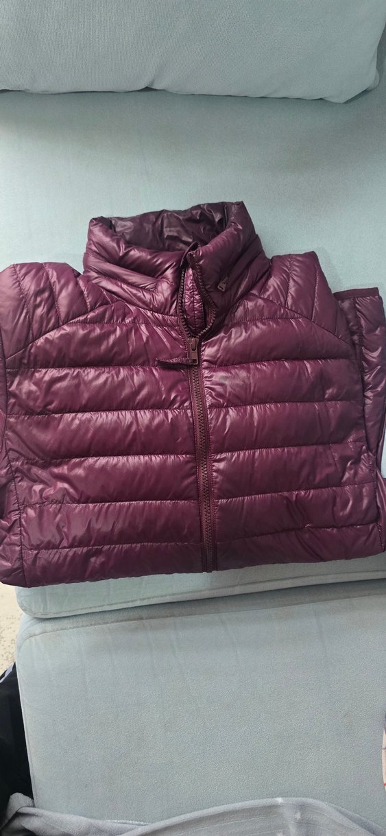 mavi erkek kazak tüyü mont - Görsel 3