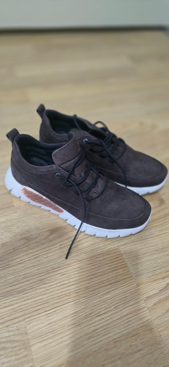 Kahverengi Süet Erkek Günlük Ayakkabı - Görsel 5