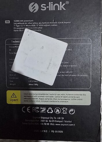 SLİNK POWERBANK - Görsel 2