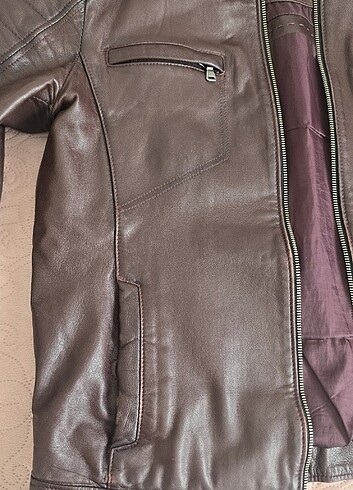 Hakiki deri mont  - Görsel 7