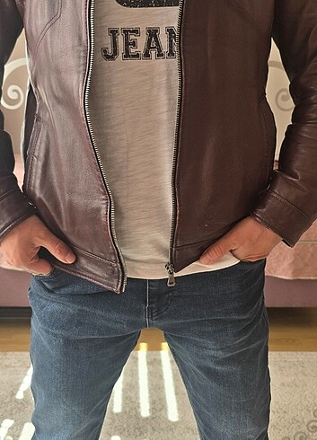 Hakiki deri mont  - Görsel 12