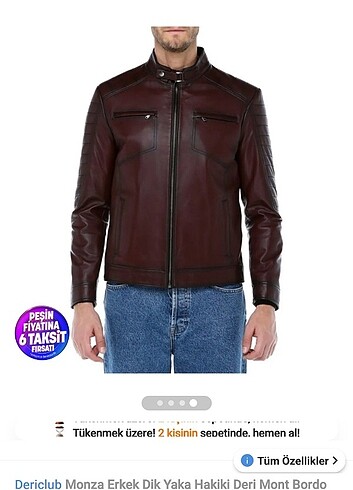 Hakiki deri mont  - Görsel 14