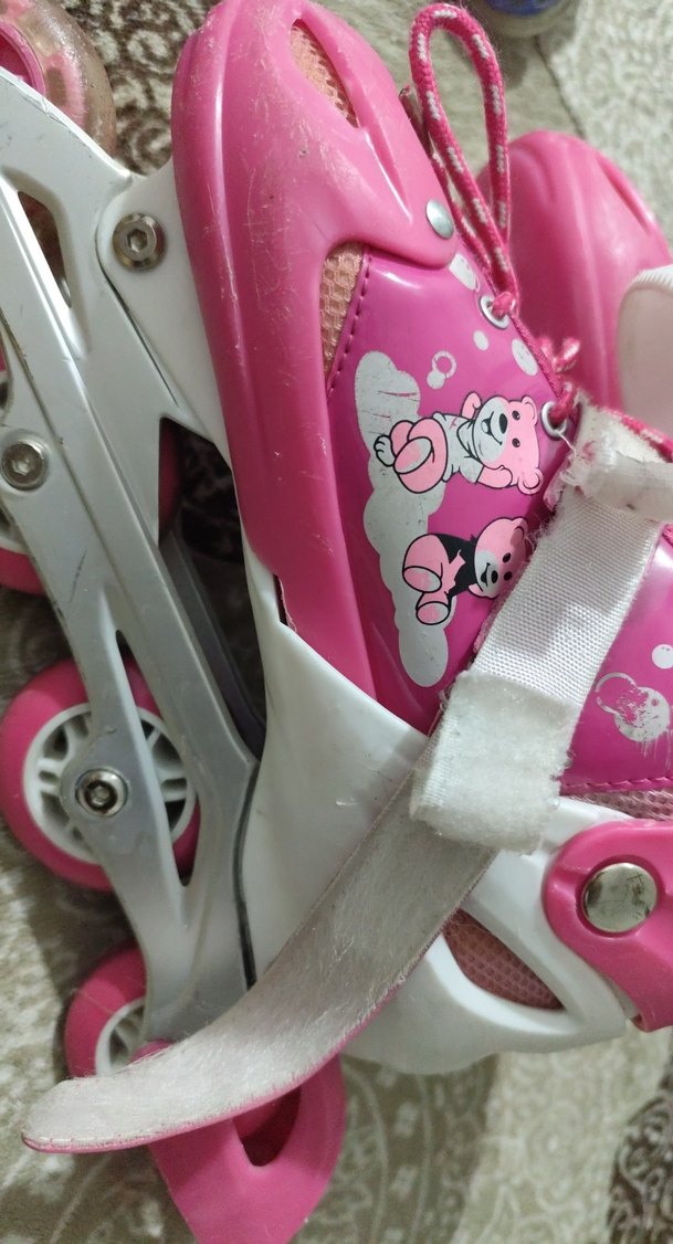 Renkli Pembe Bağcıklı kadın Paten - Görsel 4