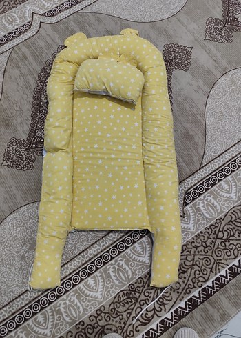 Gri Bulut Desenli Çocuk Uyku Seti - Görsel 2