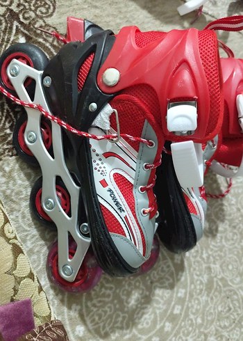 Erkek Kırmızı Bağcıklı Biker Paten - Görsel 2