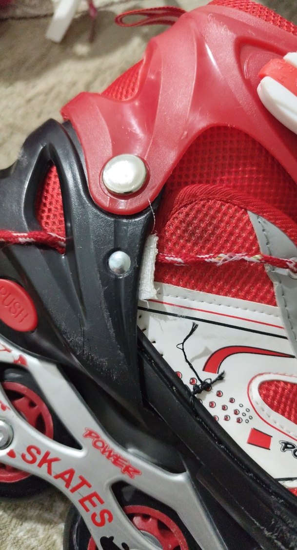 Erkek Kırmızı Bağcıklı Biker Paten - Görsel 3