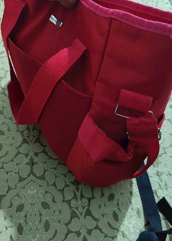 Kırmızı Bebek Bakım Çantası - Görsel 4