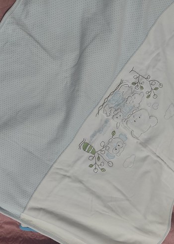 Mavi Pastel Tonlarda Çocuk Battaniyesi - Görsel 2