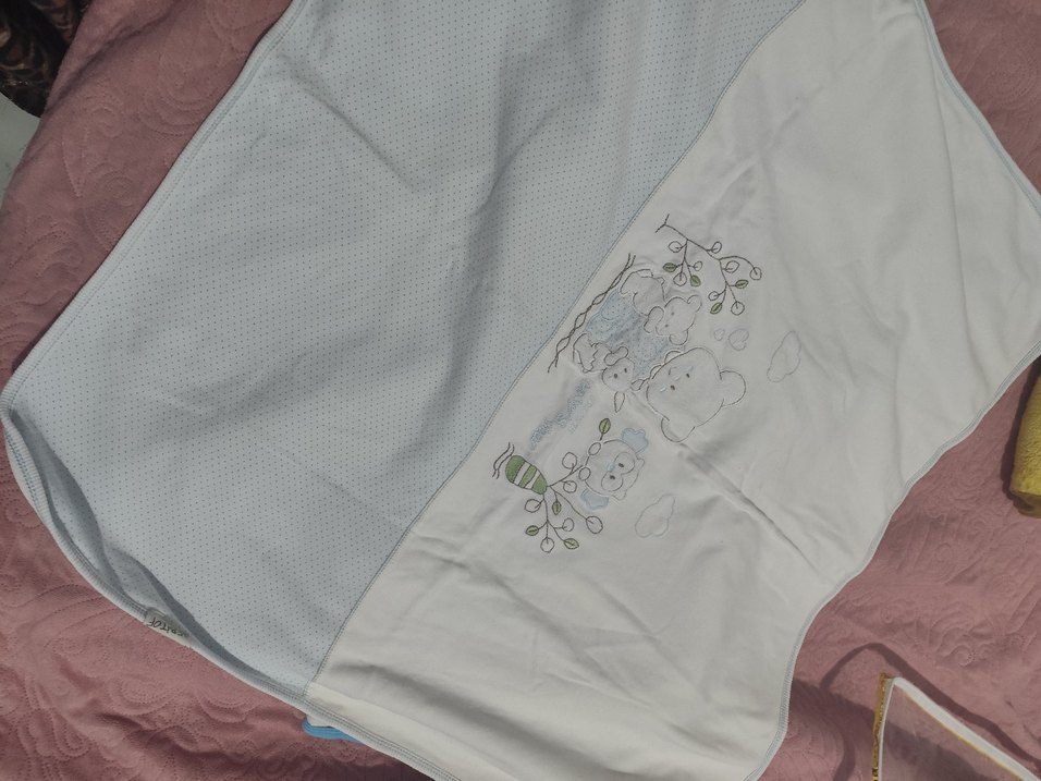 Mavi Pastel Tonlarda Çocuk Battaniyesi - Görsel 2