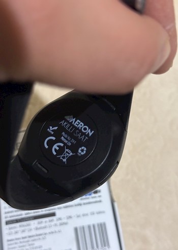 Aeron Siyah Akıllı Saat - Görsel 6