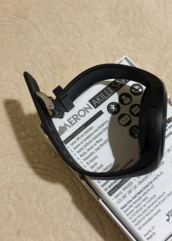 Aeron Siyah Akıllı Saat - Görsel 7