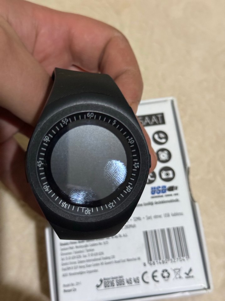 Aeron Siyah Akıllı Saat - Görsel 5