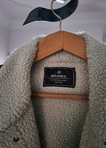 Mavi mont ceket - Görsel 5