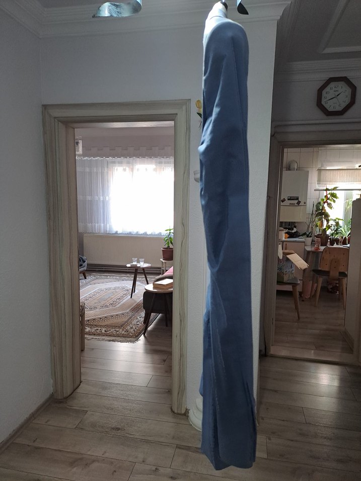 HATEMOĞLU Mavi Düğmeli Erkek Takım Elbise - Görsel 3