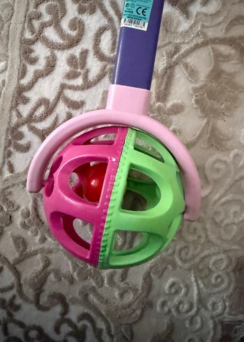 Renkli Diş Kaşıyıcı ve Çıngırak yürüteç - Görsel 2