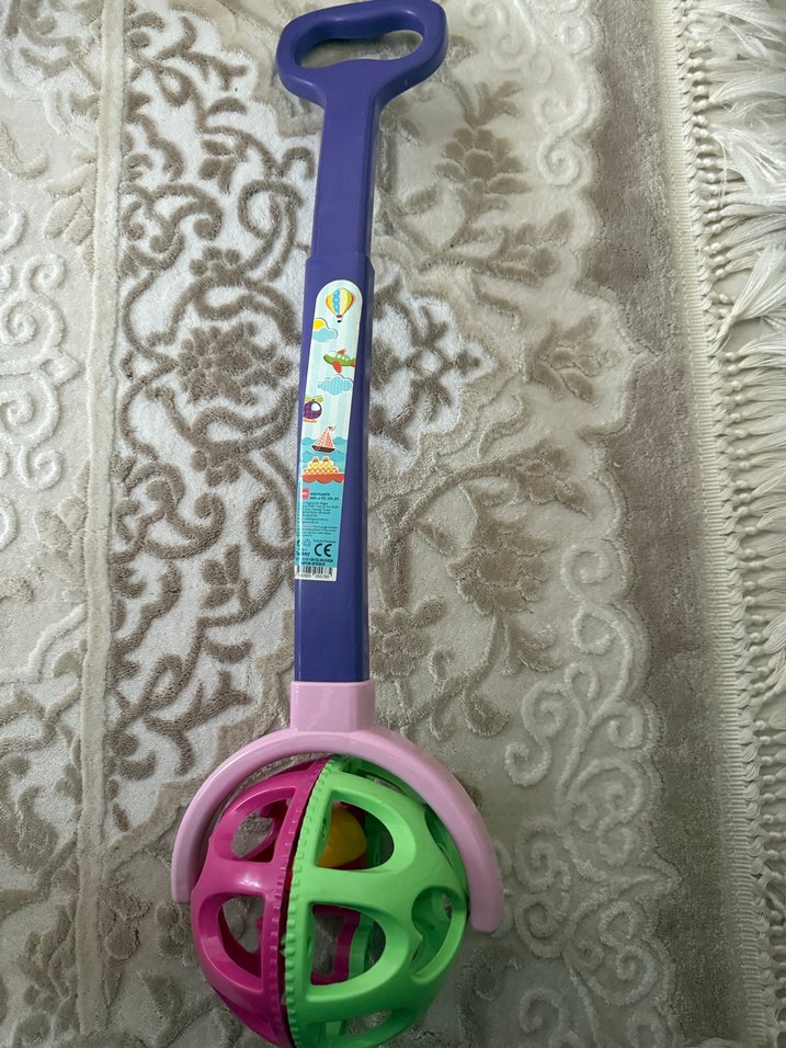 Renkli Diş Kaşıyıcı ve Çıngırak yürüteç - Görsel 3