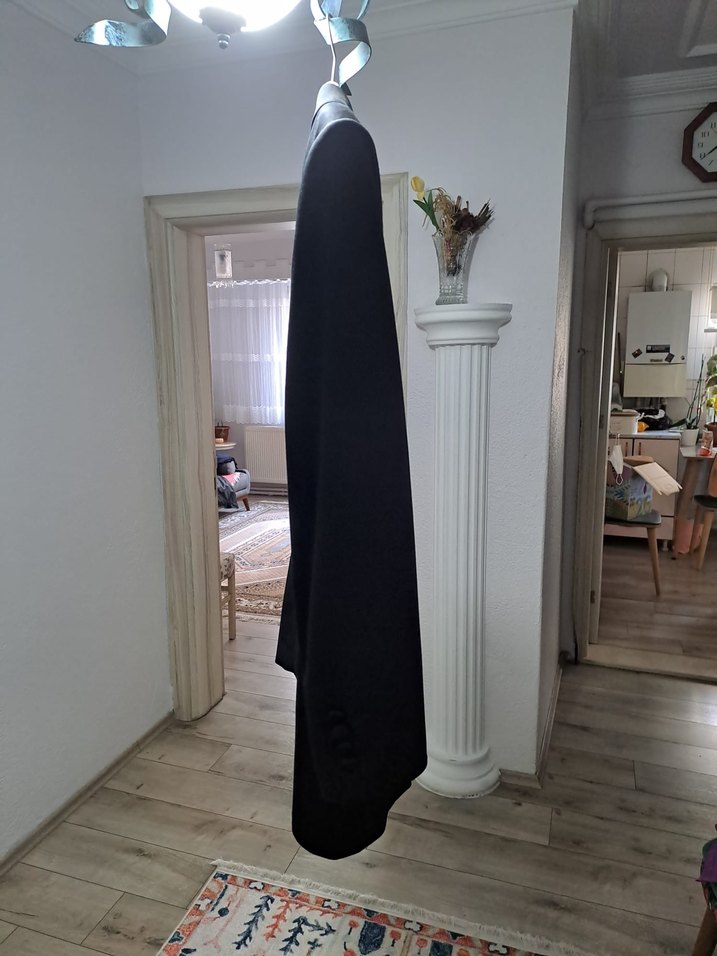 SARAR Düğmeli Siyah Erkek Ofis Takım Elbise - Görsel 3